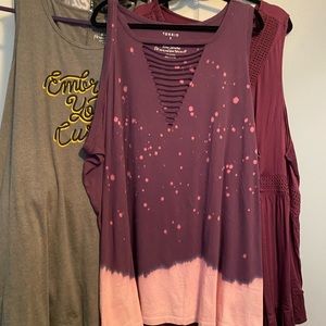 Bundle of 3 Torrid Size 5 Tank Tops NWT